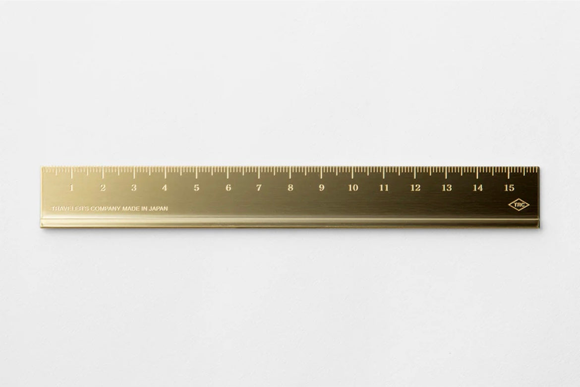 Office Supplies - Brass Ruler 6in – Mayron's Goods + Supply